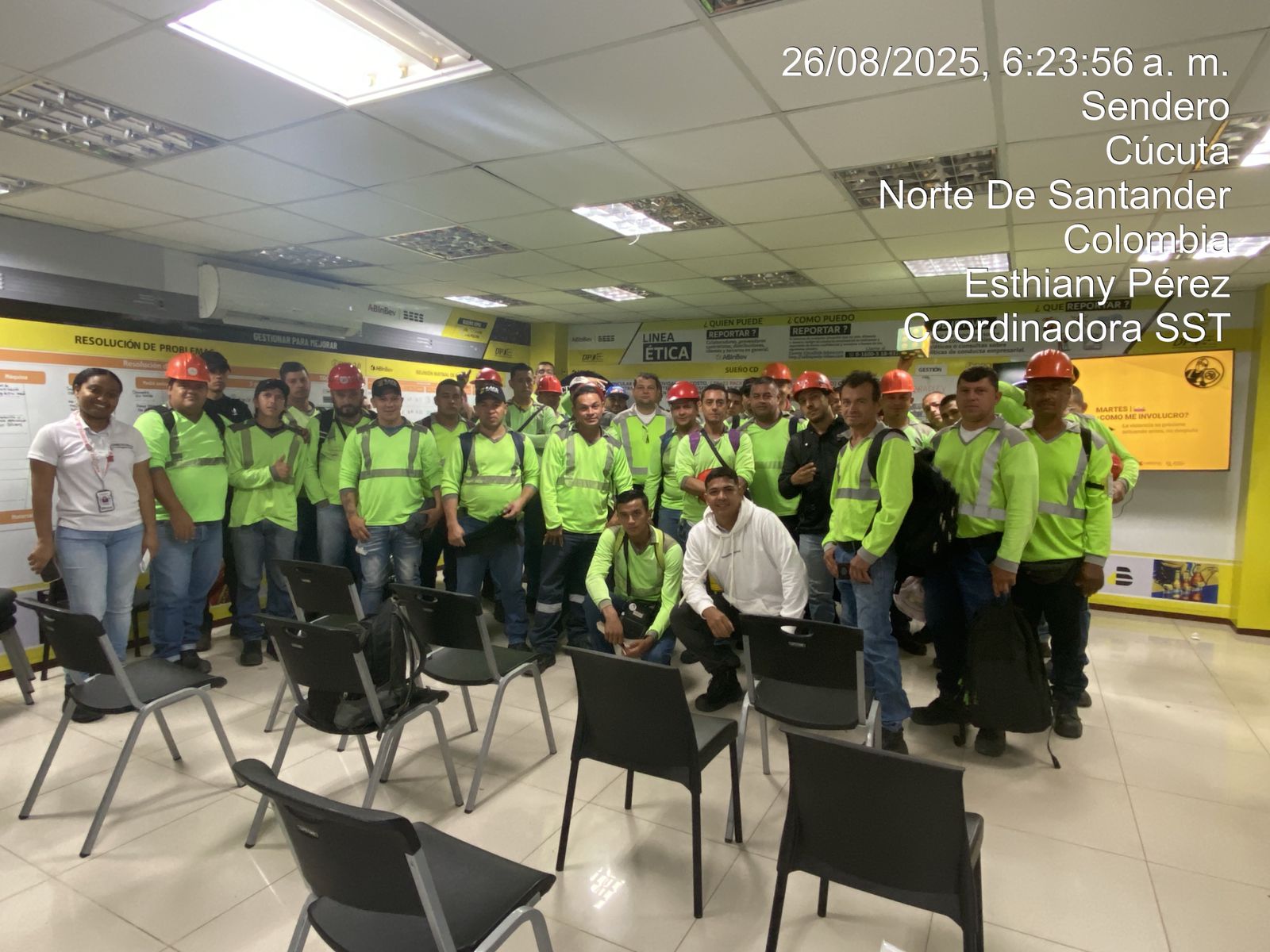 Evidencia de capacitación